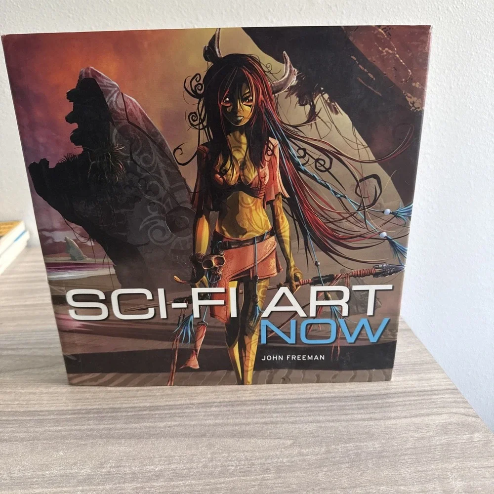 Sci-Fi Art Now Hardcover John Freeman Artist Sketch Drawing Concepts Book Guide
